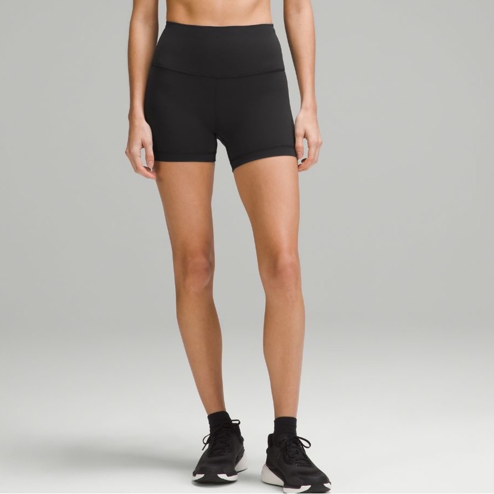 Lululemon Wunder train high rise shorts 6 inch black